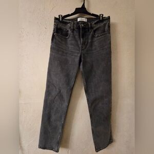 Abercrombie & Fitch Women's Gray Straight Leg Jeans